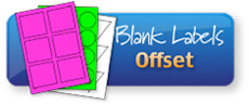 Blank Labels for Offset Printing on A4 sheets