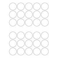 30016 - Label Size 53mm dia - 30 label(s) per sheet