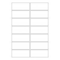 30032 - Label Size 135mm x 55mm - 14 label(s) per sheet