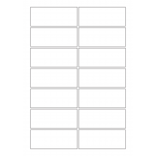 30032 - Label Size 135mm x 55mm - 14 label(s) per sheet 
