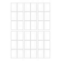 30038 - Label Size 43mm x 64mm - 36 label(s) per sheet