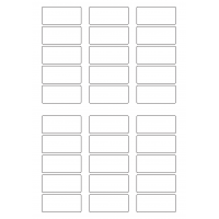 30047 - Label Size 75mm x 34mm - 30 label(s) per sheet