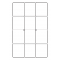 30056 - Label Size 85mm x 100mm - 12 label(s) per sheet