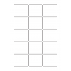 30059 - Label Size 88mm x 75mm - 15 label(s) per sheet 