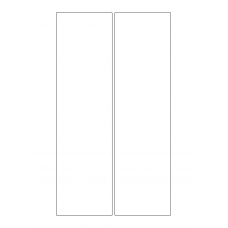 30060 - Label Size 111mm x 402mm - 2 label(s) per sheet 