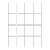 30063 - Label Size 66mm x 88mm - 16 label(s) per sheet