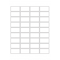 30087 - Label Size 65mm x 44mm - 36 label(s) per sheet