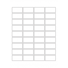 30087 - Label Size 65mm x 44mm - 36 label(s) per sheet 