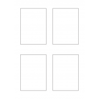30099 - Label Size 117mm x 163mm - 4 label(s) per sheet