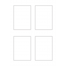 30099 - Label Size 117mm x 163mm - 4 label(s) per sheet 