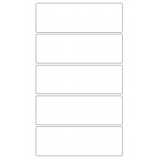 30100 - Label Size 228mm x 76.5mm - 5 label(s) per sheet 