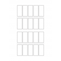 30103 - Label Size 35mm x 80mm - 20 label(s) per sheet