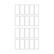 30103 - Label Size 35mm x 80mm - 20 label(s) per sheet 