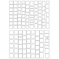 30106 - Label Size Rectangles - 134 label(s) per sheet