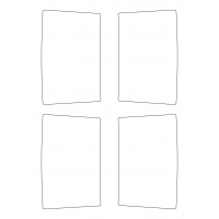 30109 - Label Size 122mm x 195mm - 4 label(s) per sheet