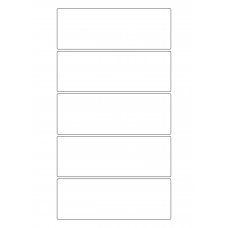 30124 - Label Size 225mm x 80mm - 5 label(s) per sheet 