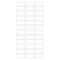 30126 - Label Size 64mm x 29mm - 36 label(s) per sheet