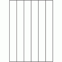 802 - Back Slit parallel to Long Edge - 5 slits, 49.5mm apart