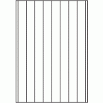 806 - Back Slit parallel to Long Edge - 9 slits, 35mm apart