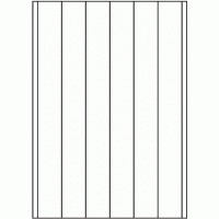 809 - Back Slit parallel to Long Edge - 7 slits, 50mm apart