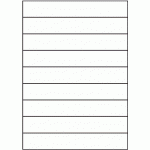 812 - Back Slit parallel to Short Edge - 8 slits, 50.1mm apart