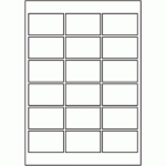 825 - A3 Label Size 90mm x 55mm - 18 labels per sheet