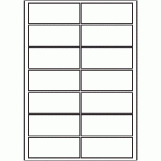 831 - A3 Label Size 135mm x 55mm - 14 labels per sheet 