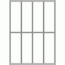 833 - A3 Label Size 200mm x 69mm - 8 labels per sheet 