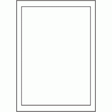 836 - SR-A3 Label Size 280mm x 400mm - 1 labels per sheet 