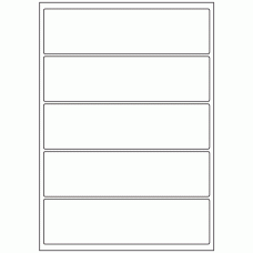 411 - Label Size 200mm x 54mm - 5 labels per sheet 