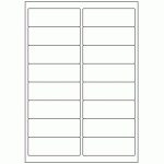 422 - Label Size 97mm x 34mm - 16 labels per sheet