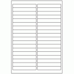 424 - Label Size 97mm x 15mm - 36 labels per sheet