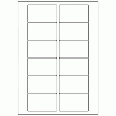 426 - Label Size 77mm x 46.5mm - 12 labels per sheet 