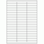 434 - Label Size 70mm x 12mm - 69 labels per sheet