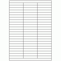 434 - Label Size 70mm x 12mm - 69 labels per sheet