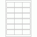 440 - Label Size 65mm x 40mm - 18 labels per sheet