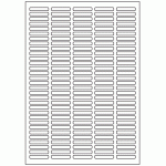 458 - Label Size 35mm x 6mm - 155 labels per sheet