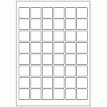 459 - Label Size 30mm x 30mm - 48 labels per sheet