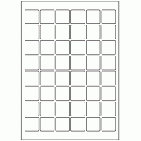 459 - Label Size 30mm x 30mm - 48 labels per sheet