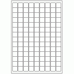 461 - Label Size 20mm x 20mm - 126 labels per sheet