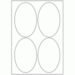 479 - Label Size 90mm x 140mm - 4 labels per sheet