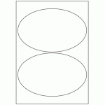 480 - Label Size 200mm x 125mm - 2 labels per sheet