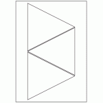 486 - Label Size 140mm x 158mm x 158mm - 3 labels per sheet