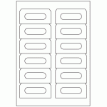 495 - Audio Tape - 12 labels per sheet