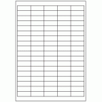 511 - Label Size 40mm x 15mm - 90 labels per sheet