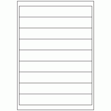 513 - Label Size 200mm x 30mm - 9 labels per sheet