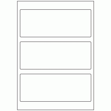 519 - Label Size 195mm x 75mm - 3 labels per sheet