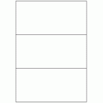 520 - Label Size 210mm x 98.4mm - 3 labels per sheet