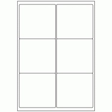 524 - Label Size 99.1mm x 93.1mm - 6 labels per sheet 