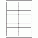 527 - Label Size 99.1mm x 34mm - 16 labels per sheet